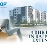 3 bhk flats in raj nagar-extension