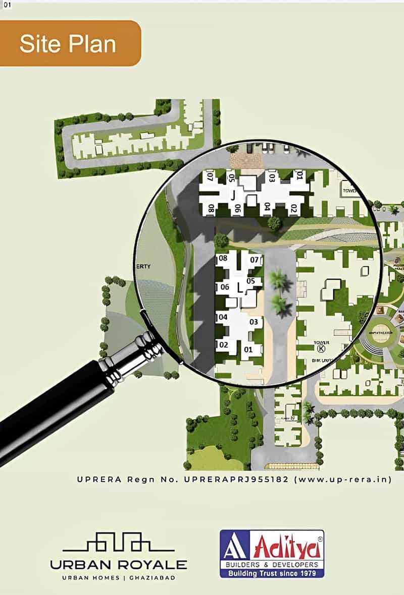 Aditya Urban site plan
